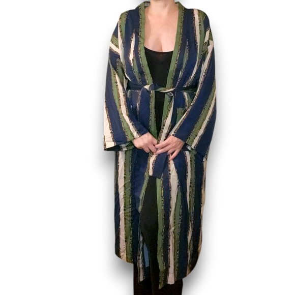 RES IPSA Chain Print Kimono Robe - Picture 1 of 9
